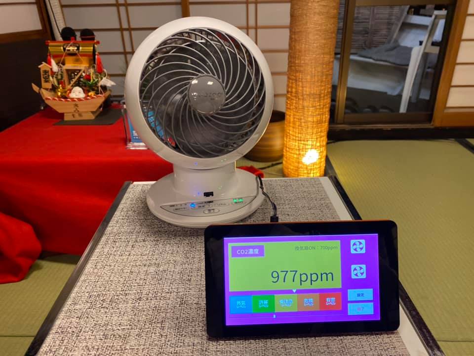 CO2感知型 自動換気システム